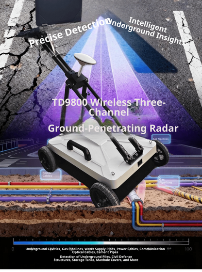 TD9800-200无线探地雷达